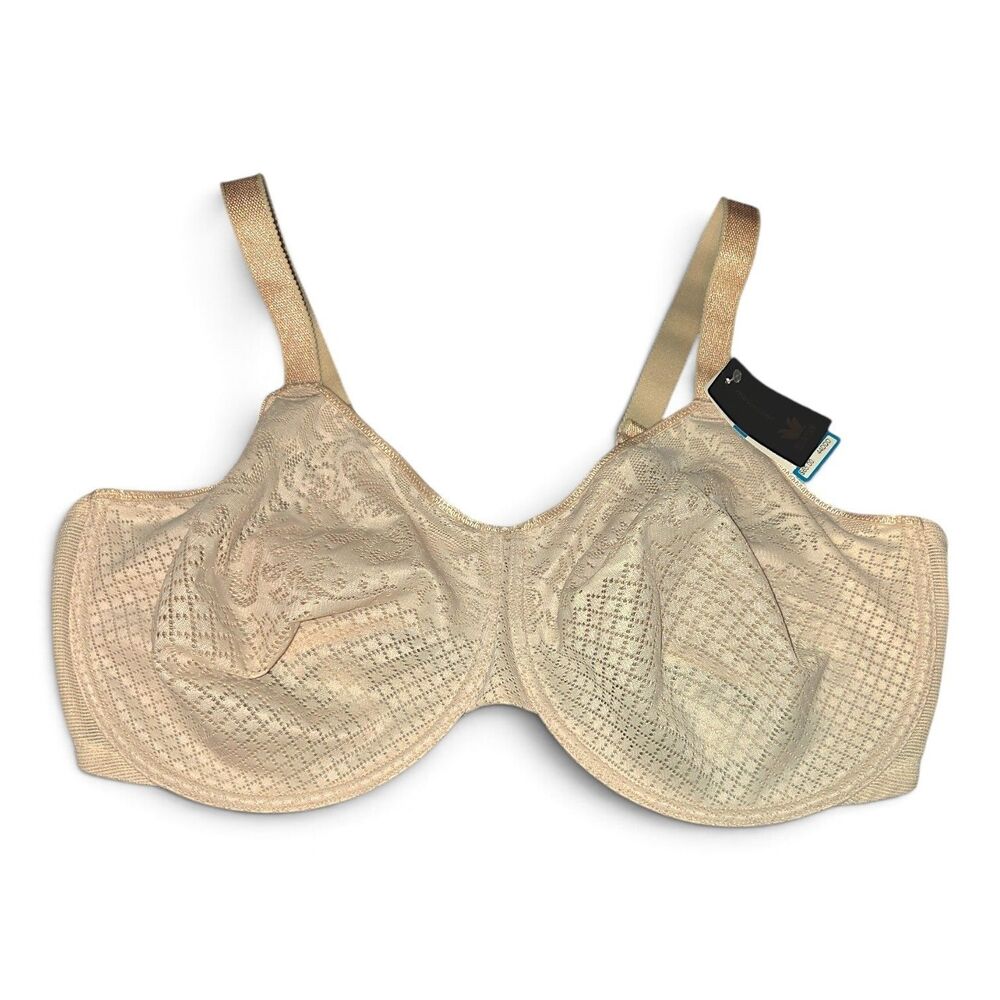 Wacoal Bra Women's Size 40DDD Visual Effects Minimizer Wired Nude Unpadded I